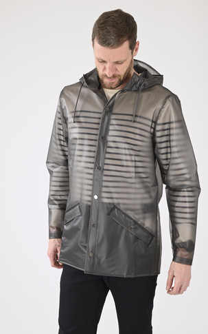 Imperméable Jacket 12010 mixte gris transparent