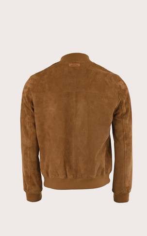 Teddy Bower cuir velours cognac