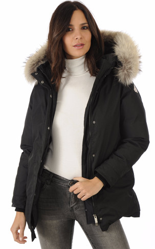 Parka Bordeaux noire