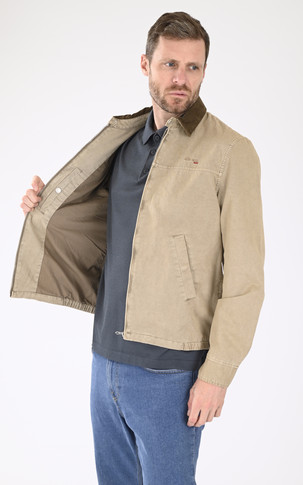 Blouson worker Cadams Wash taupe