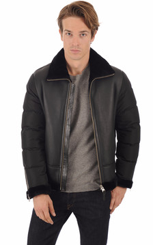 Blouson doudoune Ervin noir Blouson doudoune Ervin noir