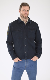 Chemise denim Melhart marine