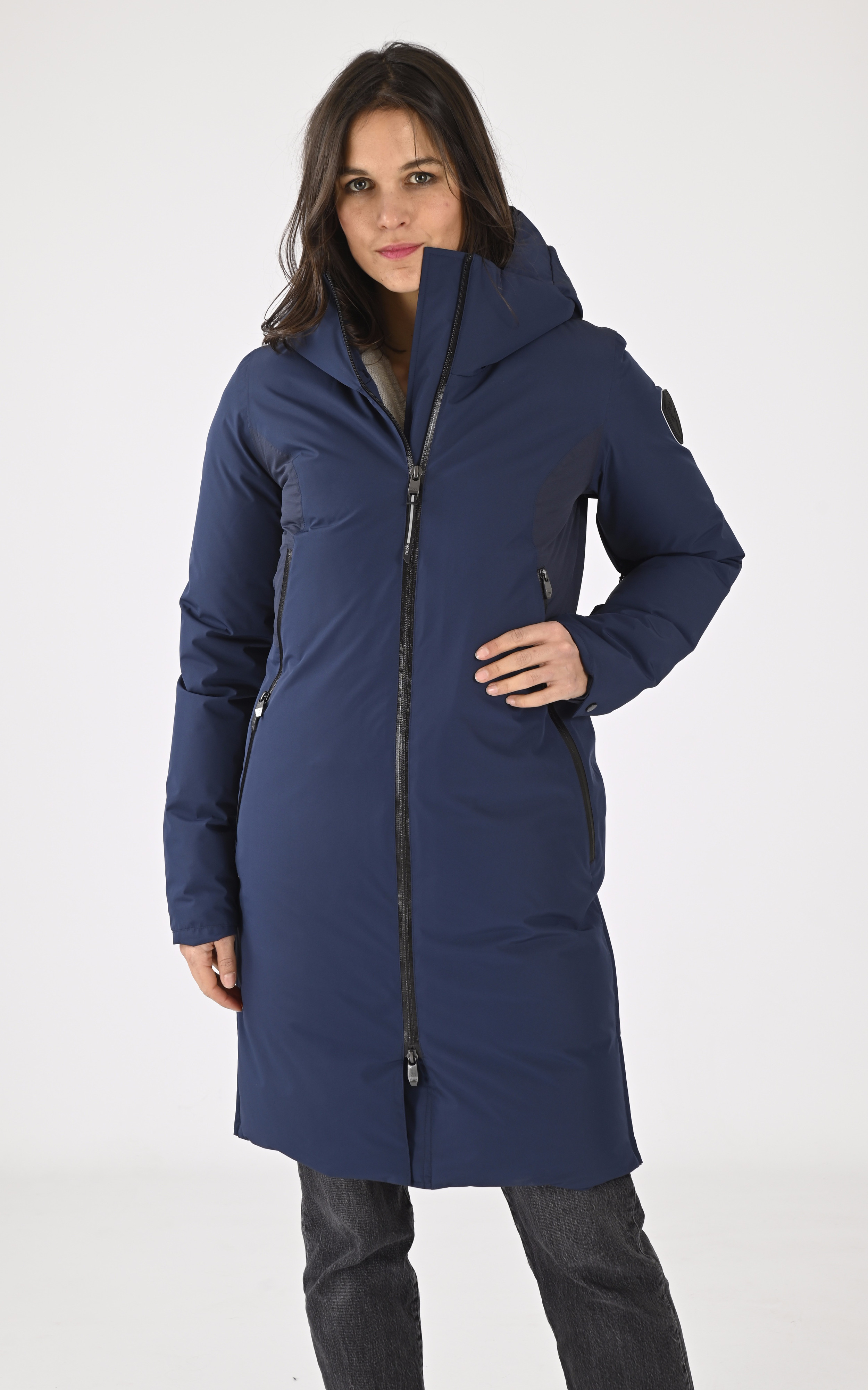 Parka chaude Inara marine Nobis
