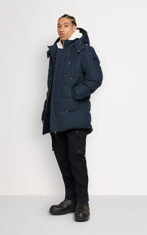Doudoune chaude pour homme - Longue veste d'hiver - 3XL - Coton
