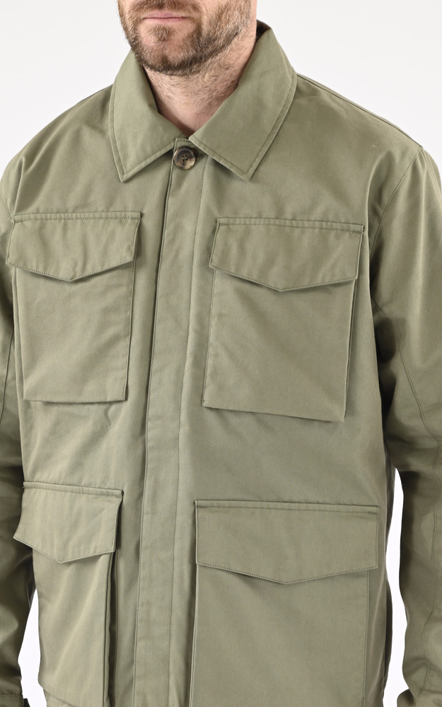 Veste Field coton kaki Pyrenex