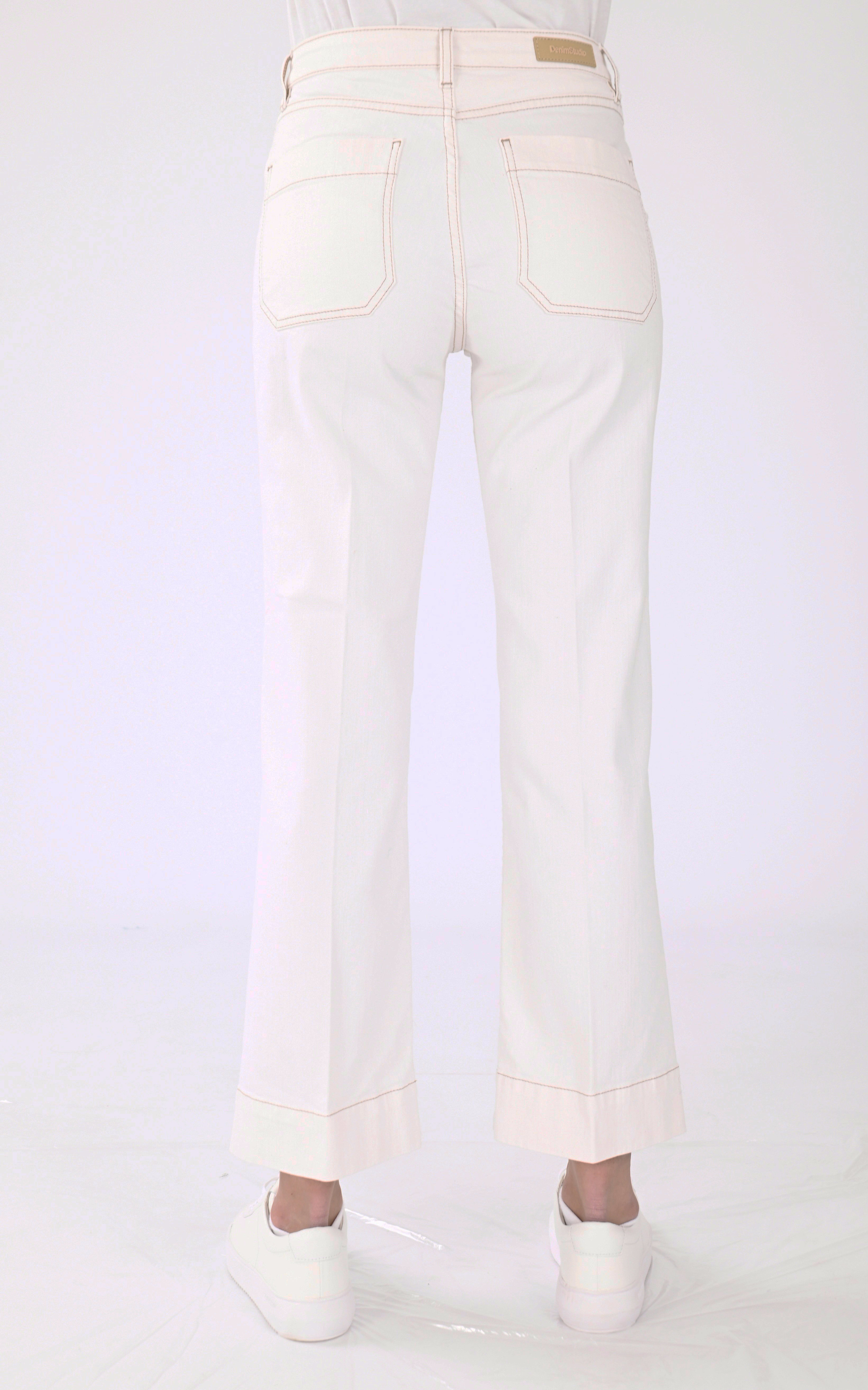 Jean Flare Bella blanc Denim Studio