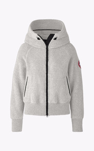 Veste polaire Chilliwack Fleece Mist Grey Canada Goose La Canadienne Pulls Sweats Textile Gris Clair