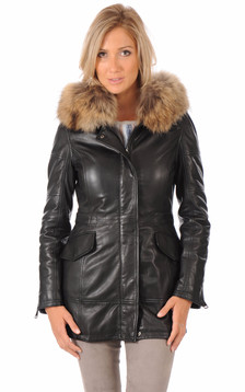 Veste Cuir Femme Style Parka Veste Cuir Femme Style Parka