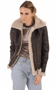 Manteau bombardier femme online long