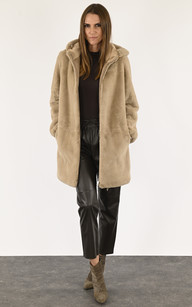 Manteau beige hotsell cintré femme