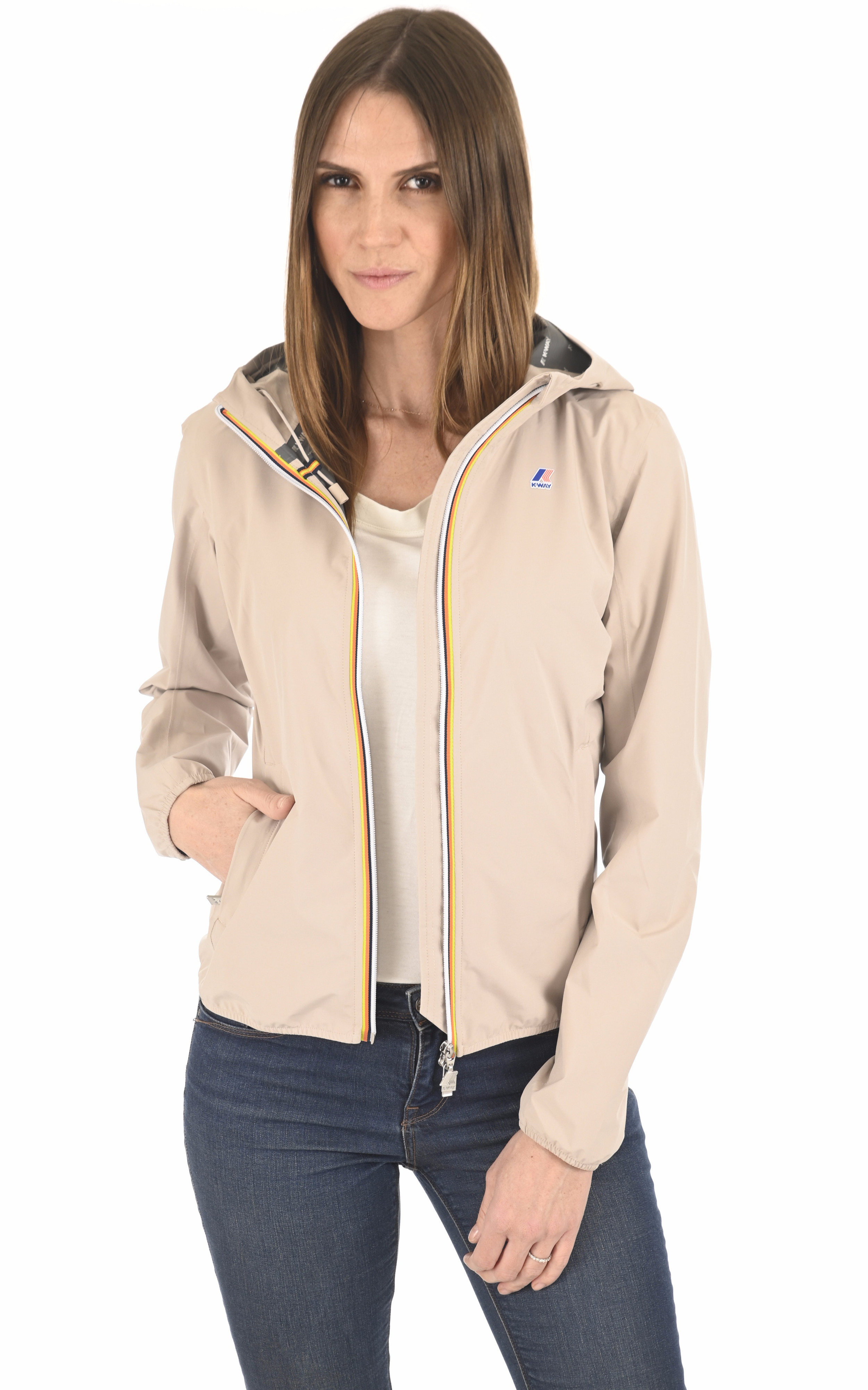 Coupe-vent Lil stretch beige K-Way