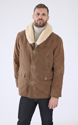 Veste sherpa Lincoln beige