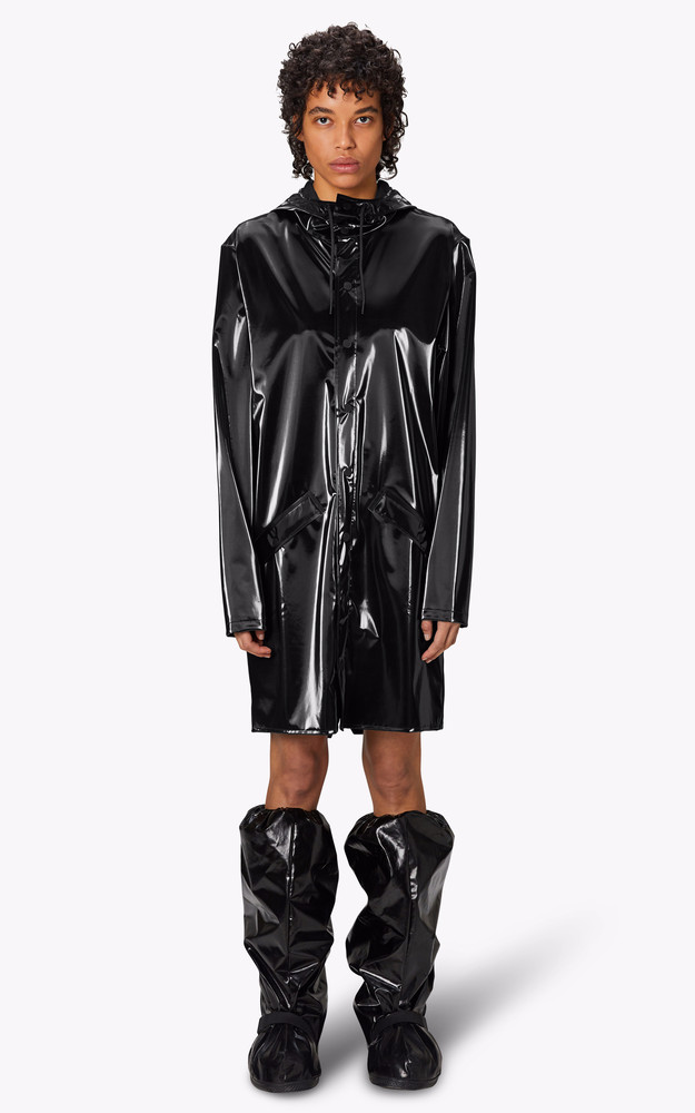 Imperméable Jacket 12020 noir brillant Rains