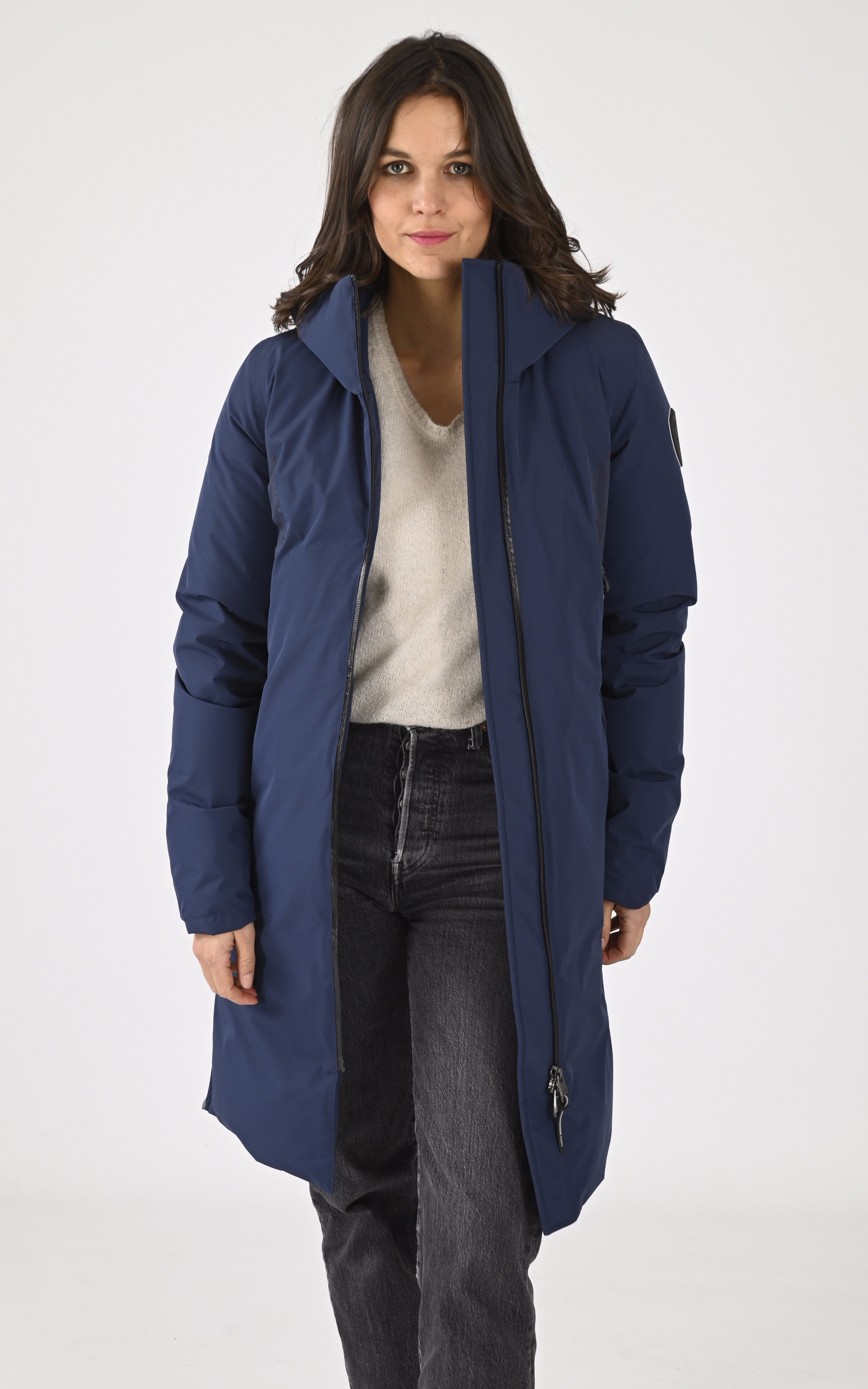 Parka chaude Inara marine Nobis