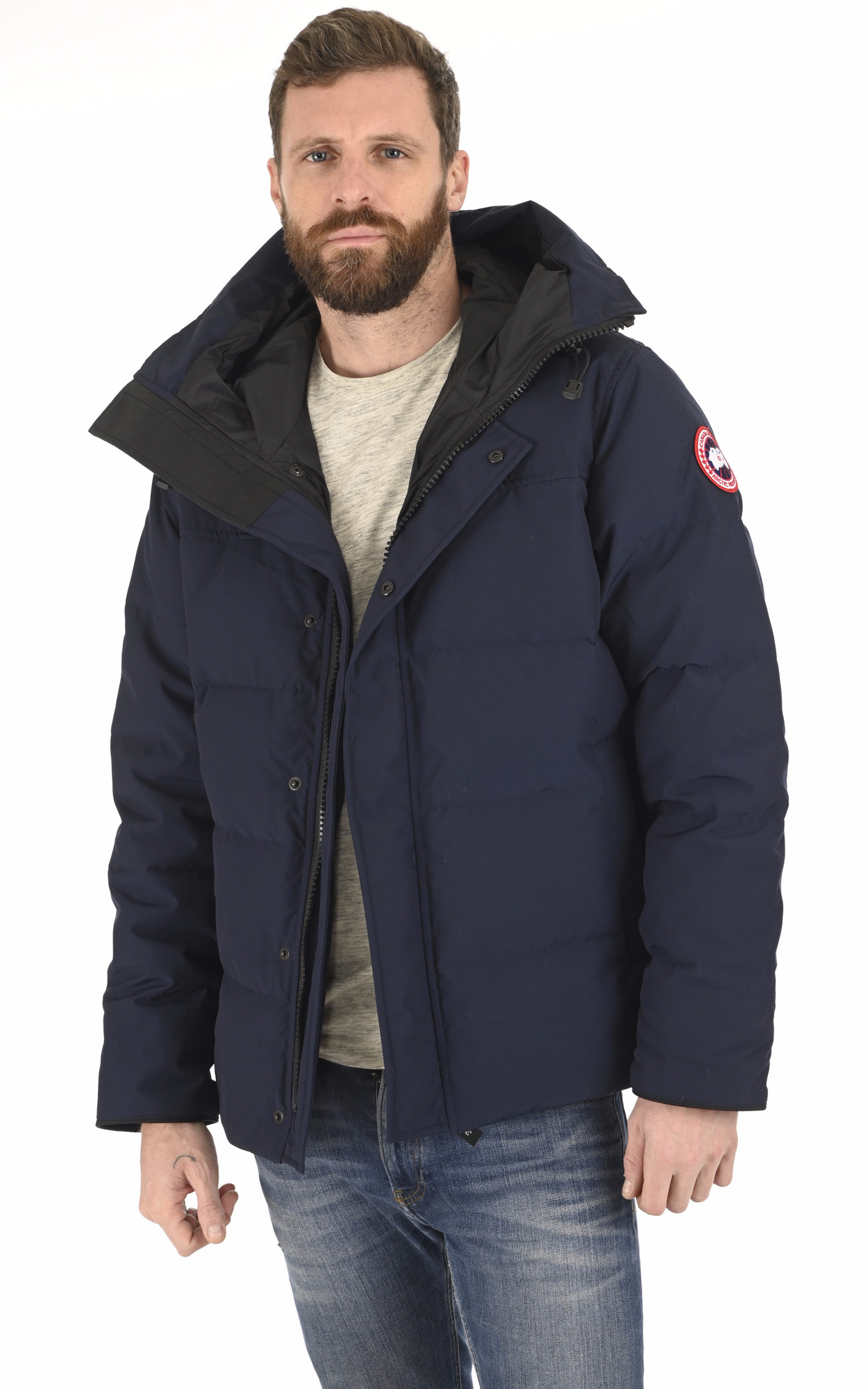 Doudoune MacMillan Atlantic navy Canada Goose La Canadienne Doudounes Textile Atlantic Navy