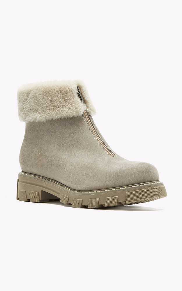 Boots mouton Abba beige La Canadienne Shoes