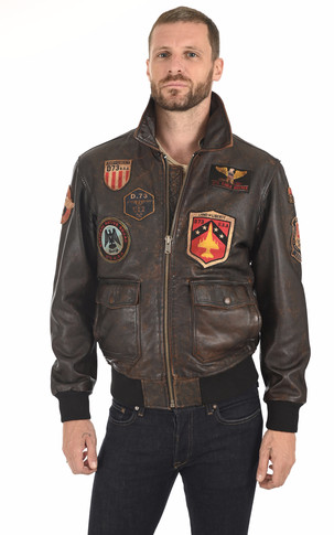 Blouson Pilote F4 101680 marron
