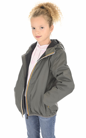 Coupe-vent chaud Claude Warm Kids green