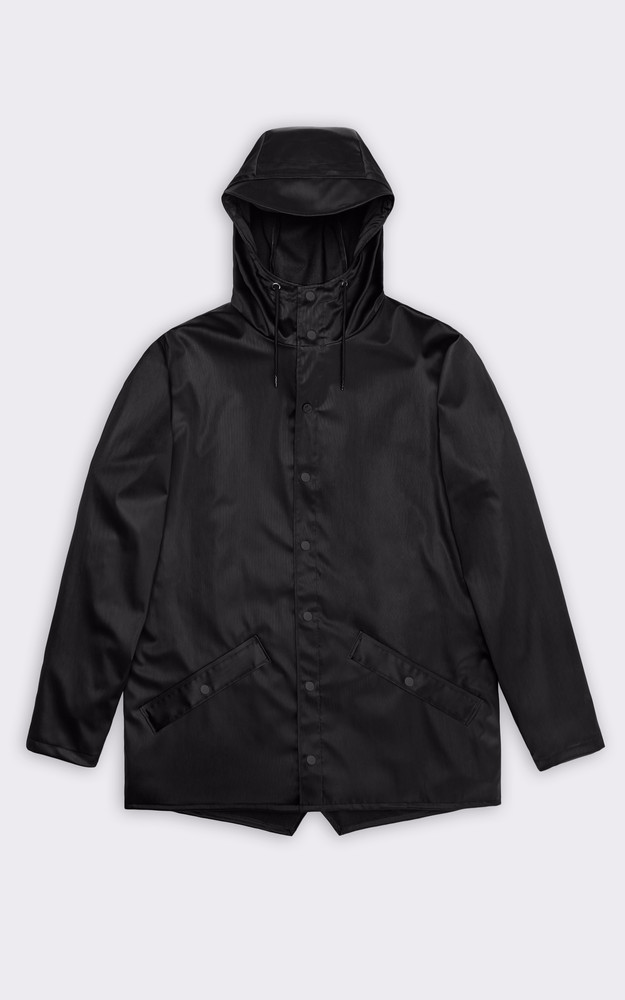 Imperméable Jacket 12010 Black grain Rains