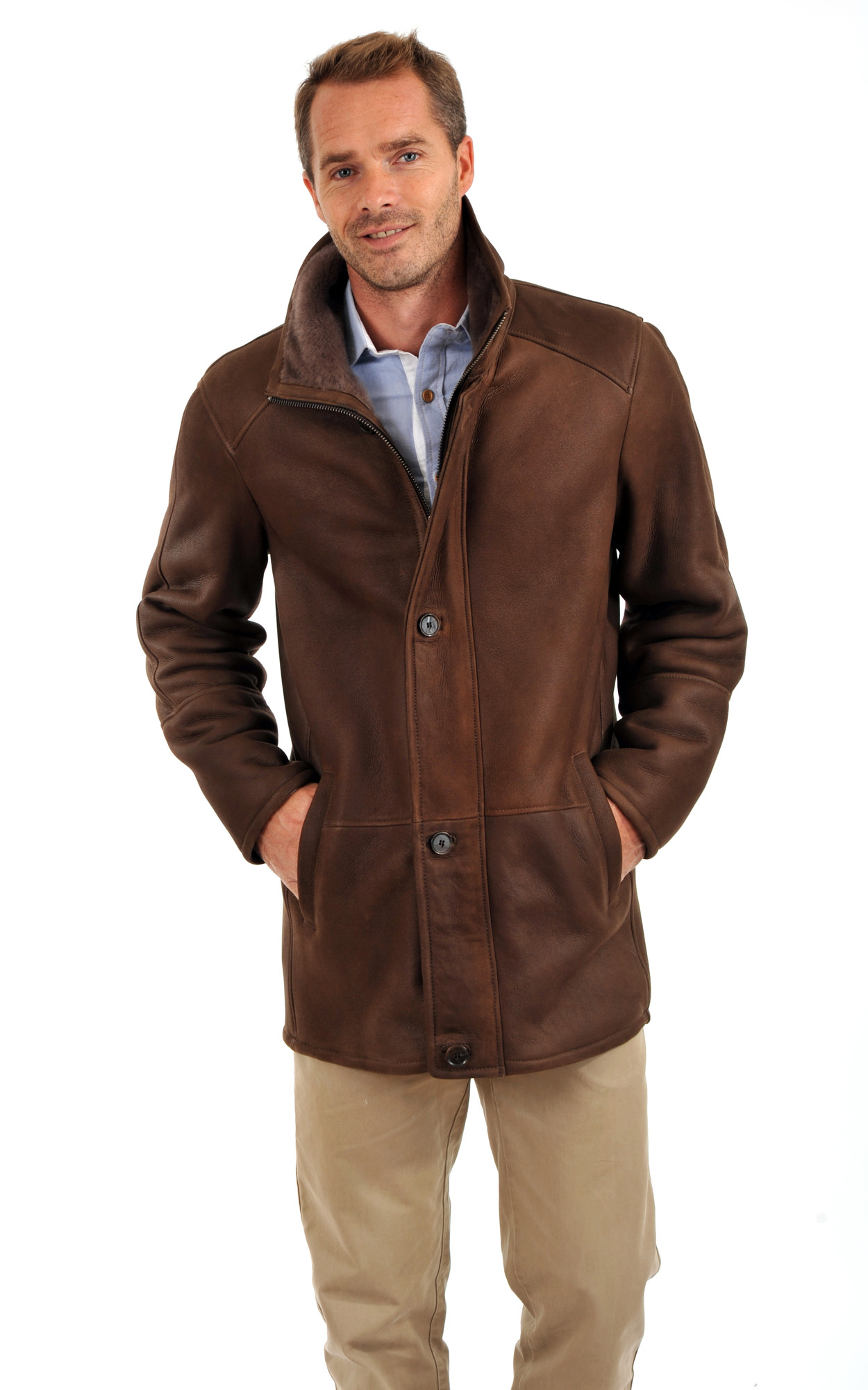 Maddox Homme : cuir, gilets, vestes et pantalons | La Canadienne 34 Confortable pour Homme Maddox La Canadienne Veste, 3