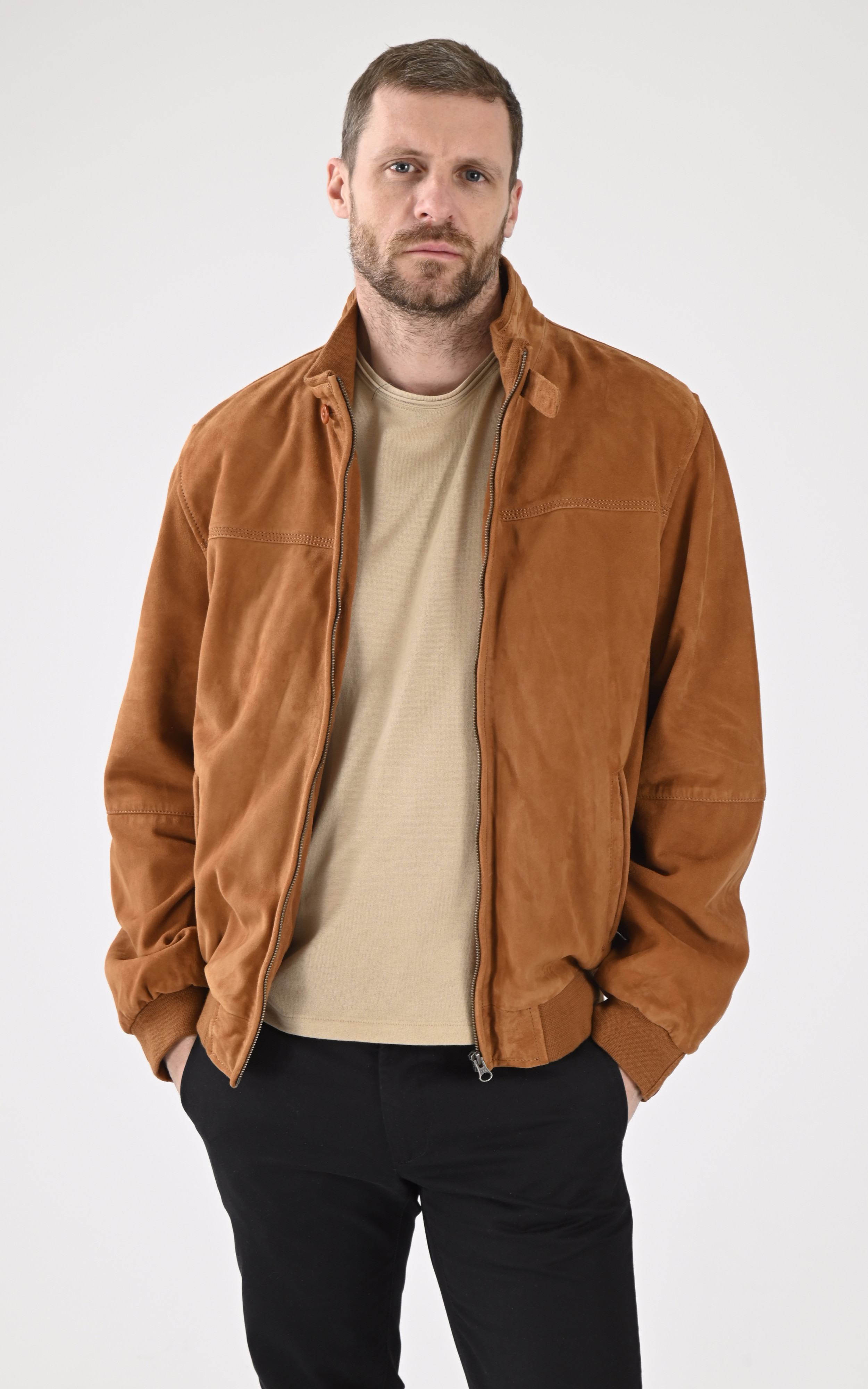 Blouson confort velours cognac La Canadienne