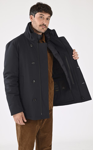 Parka matelassée Militao bleu marine