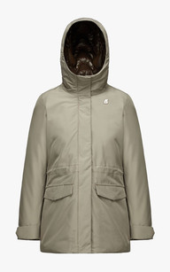 Parka mi longue Annette beige K Way La Canadienne Parkas