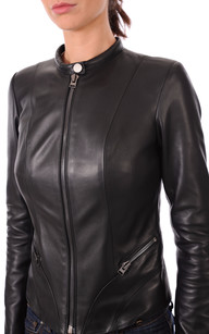 Blouson Cintré Cuir Femme La Canadienne La Canadienne Blouson Cintré Cuir Femme Collection Griffes La Canadienne