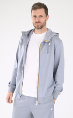 Sweat capuche RAINER LIGHT bleu gris