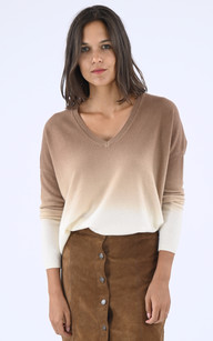 Pull cachemire femme fashion camel