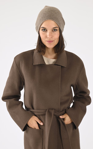 Bonnet cachemire taupe