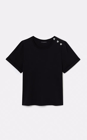 Tee-shirt coton noir