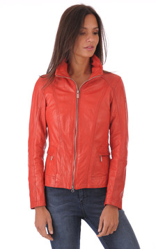 Blouson Cuir Rouge Femme Blouson Cuir Rouge Femme