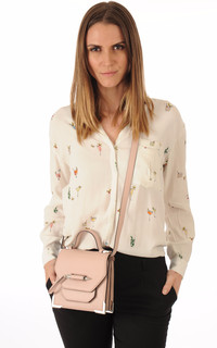 Sac Cuir Rose Poudré