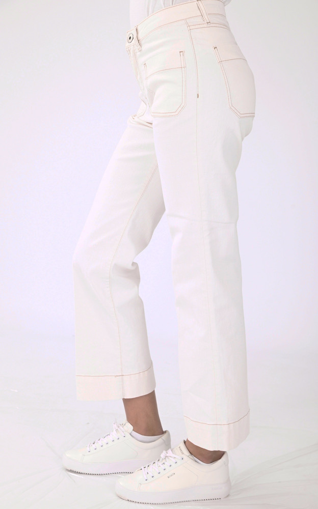 Jean Flare Bella blanc Denim Studio