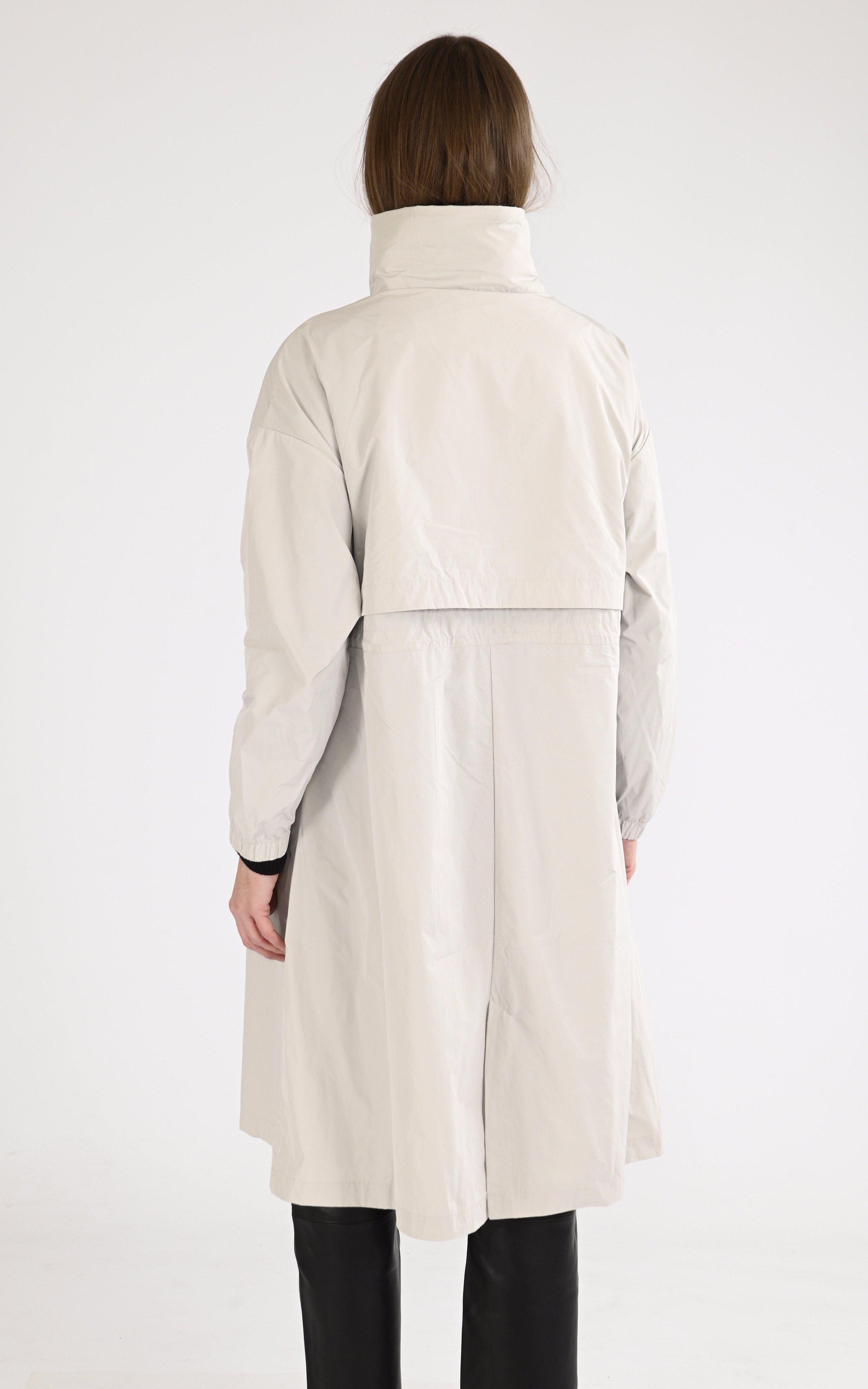 Coupe-vent long Aube beige K-Way