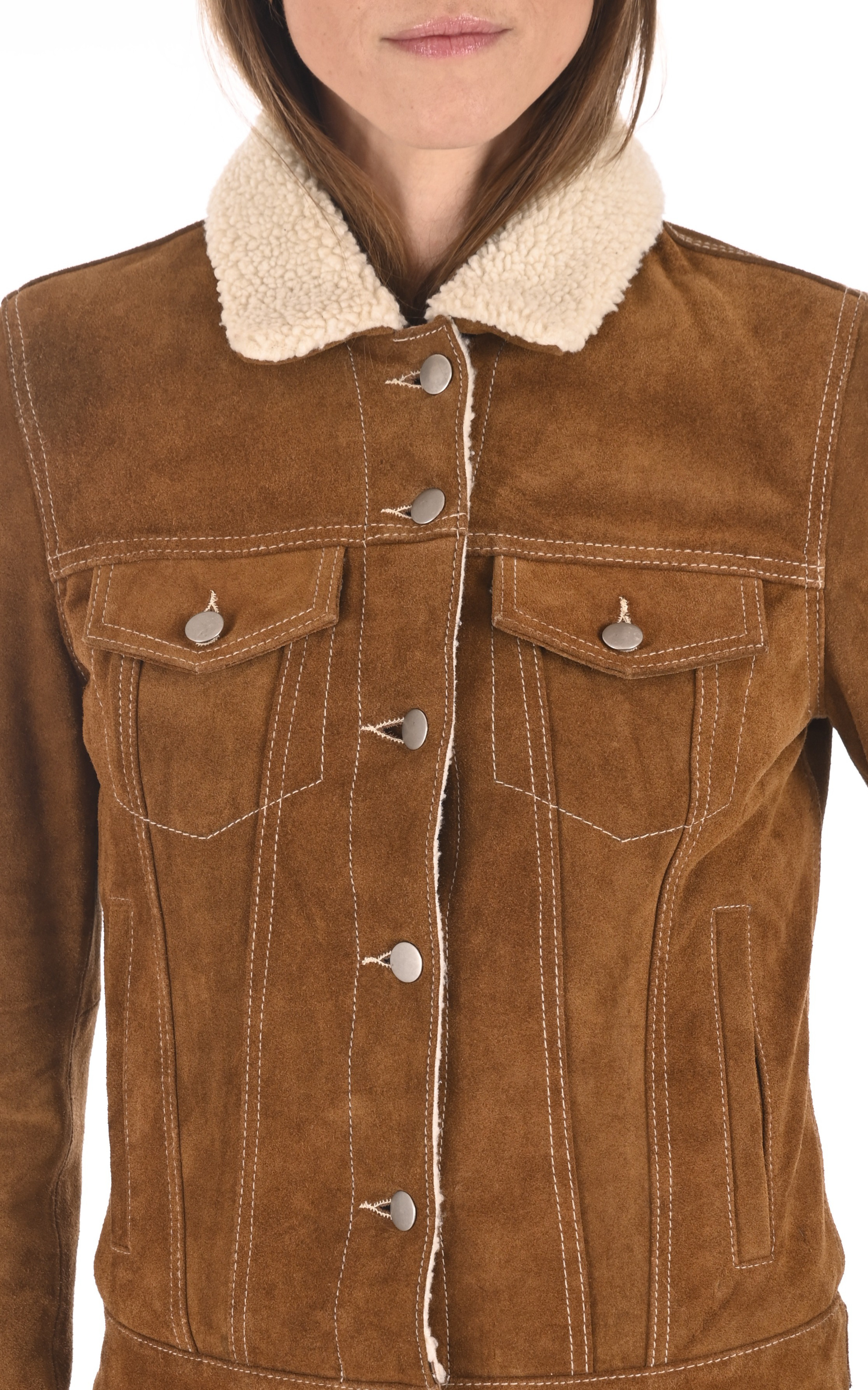 Blouson Trucky nubuck cognac Rose Garden