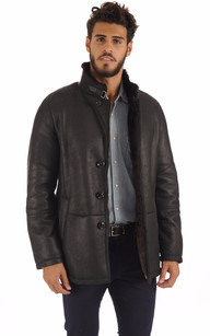 Veste discount peau homme