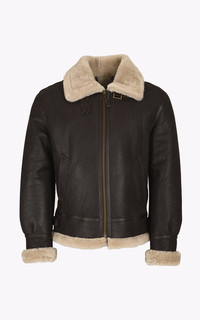 Bombardier mouton marron