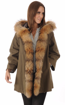 Parka Italienne Bordée Fourrure Parka Italienne Bordée Fourrure