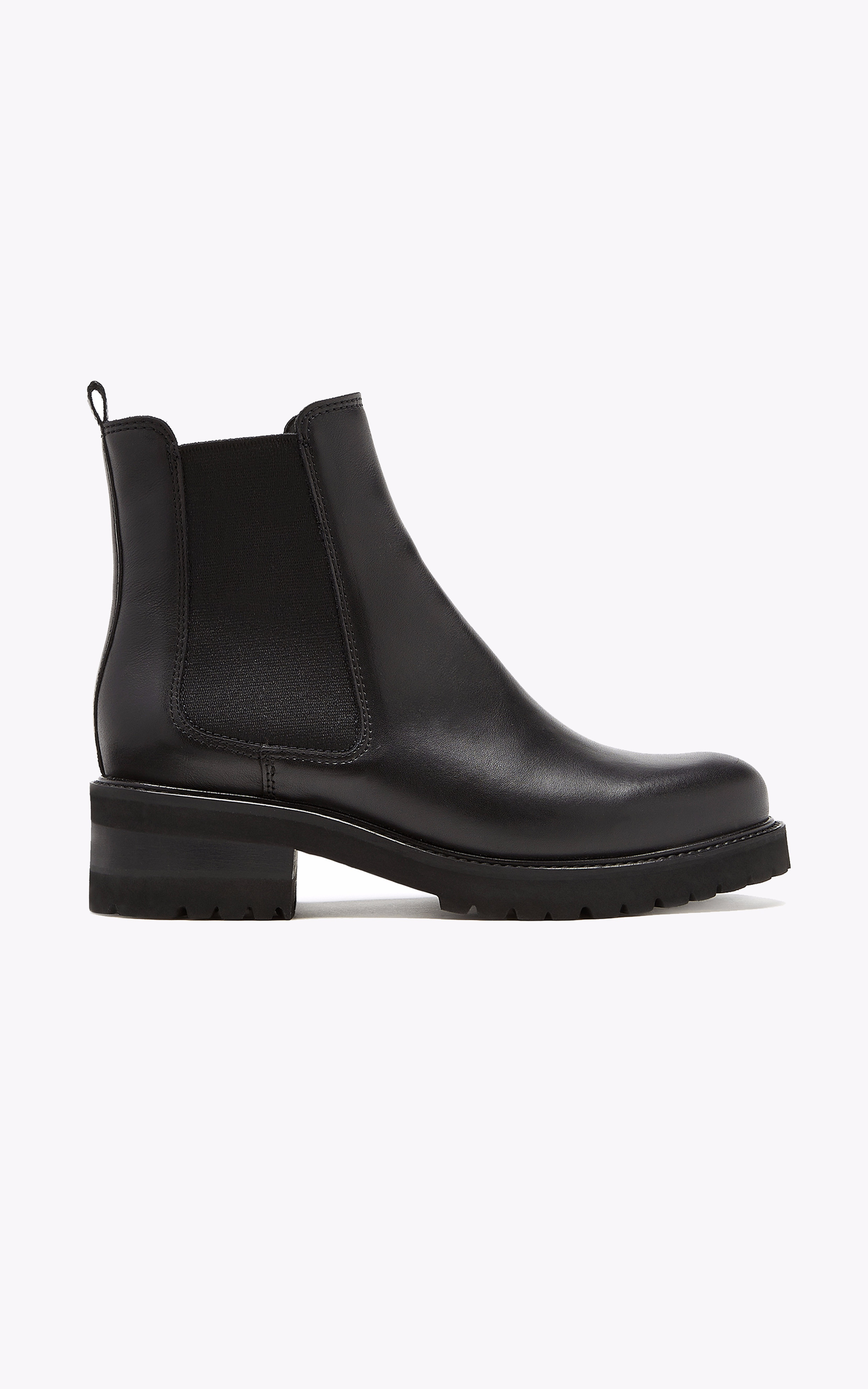 Boots cuir Conner noir La Canadienne Shoes