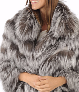 Veste Fourrure Renard Argenté Agostoni La Canadienne Veste Fourrure Renard Argenté Agostoni La Canadienne