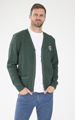 Gilet coton vert