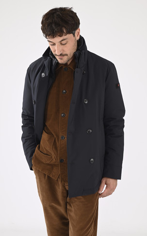 Parka matelassée Militao bleu marine