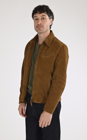 Blouson velours Lc Work cognac