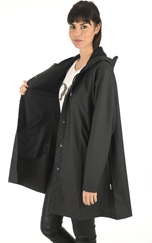 Imperméable A-line Jacket 18340 Black