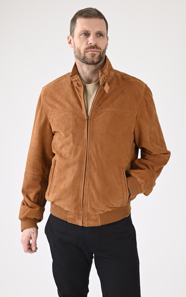 Blouson confort velours cognac La Canadienne