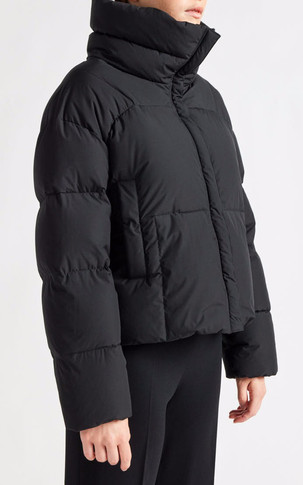 Doudoune crop Harmonie noire
