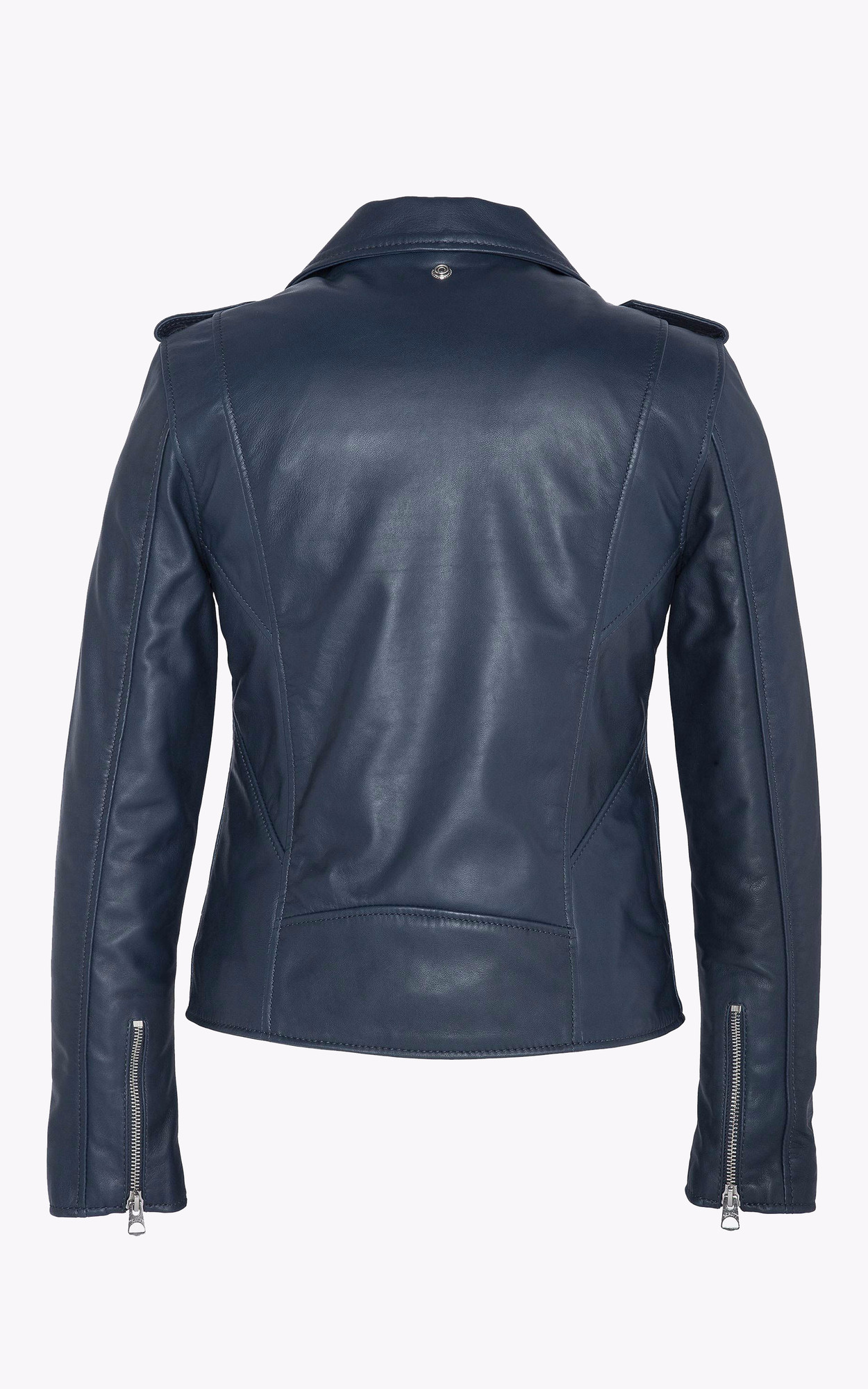 Perfecto LCW1601D Navy Schott La Canadienne Blousons Cuir Navy