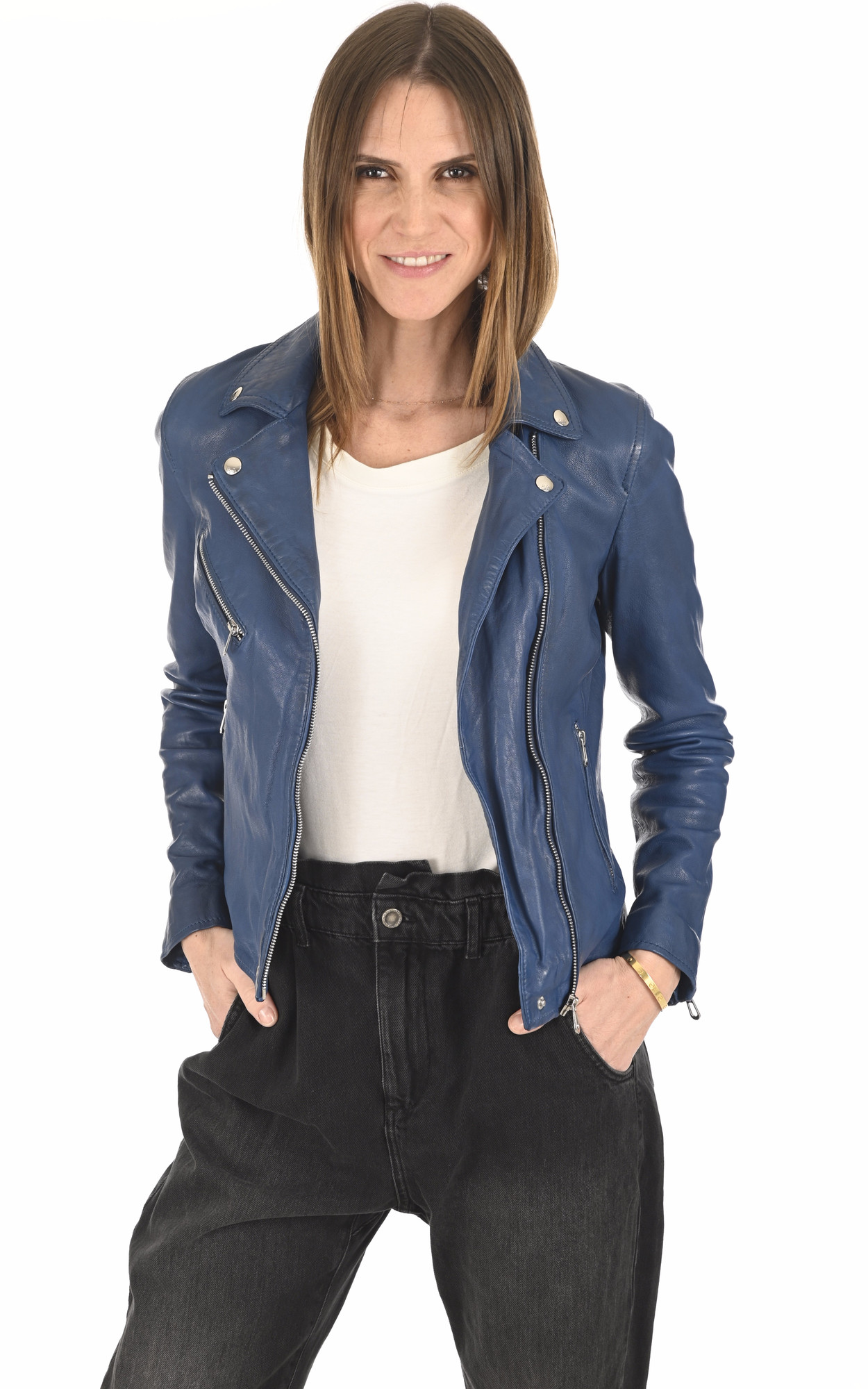 la canadienne Blouson Olympe bleu